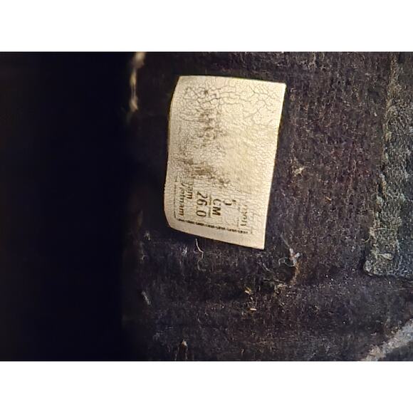 Vans Off The Wall Size 8 Mens 9.5 WMN Sk8 Hi Mid Leather Skate Shoes Sneakers - Picture 8 of 9